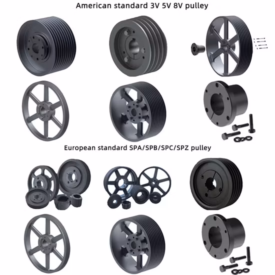 Chaîne de convoyeur d'entraînement à rouleaux métriques soudée, roue dentée, plastique, acier inoxydable, plaque en fonte duplex, dessus plat, alésage fini, bague de renvoi, verrouillage conique, pignon Qd